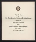 Invitation to Graduation Exercises 1918